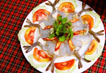 กุ้งแช่น้ำปลา